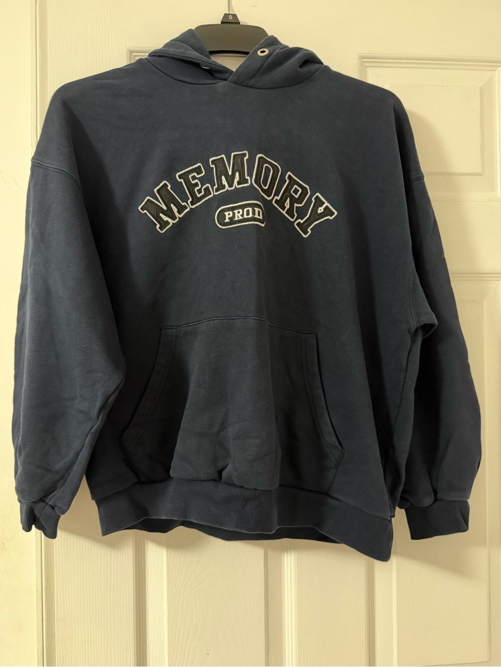 Memory Prod Navy Pullover Hoodie Sweatshirt - women